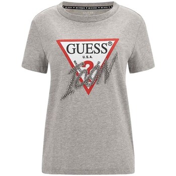 Clothing Women Short-sleeved t-shirts Guess W2BI12I3Z13LMGY Grey