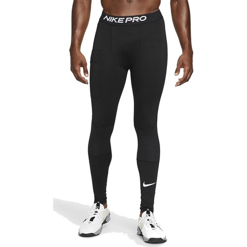 Clothing Men Trousers Nike Pro Warm Black