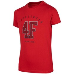 Clothing Boy Short-sleeved t-shirts 4F JTSM008 Red