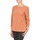 Clothing Women Long sleeved tee-shirts Color Block 3214723 Coral