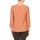 Clothing Women Long sleeved tee-shirts Color Block 3214723 Coral