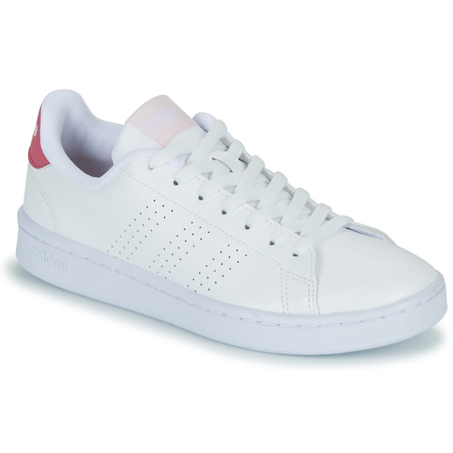 Shoes Women Low top trainers Adidas Sportswear ADVANTAGE White / Pink