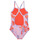 Clothing Girl Swimsuits adidas Performance DY MOO SWIMSUIT Purple / Orange