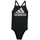 Clothing Girl Swimsuits adidas Performance BIG LOGO SUIT Black