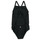 Clothing Girl Swimsuits adidas Performance BIG LOGO SUIT Black