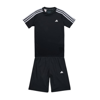 Clothing Children Tracksuits Adidas Sportswear TR-ES 3S TSET Black