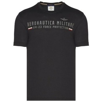 Clothing Men Short-sleeved t-shirts Aeronautica Militare TS1942J53834300 Black