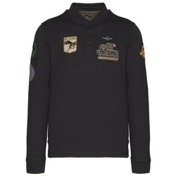 Clothing Men Short-sleeved t-shirts Aeronautica Militare PO1659P19234300 Black
