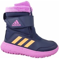 Shoes Children Boots adidas Originals Winterplay C Violet, Navy blue