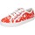 Shoes Boy Trainers Geox BE916 J SMART Red