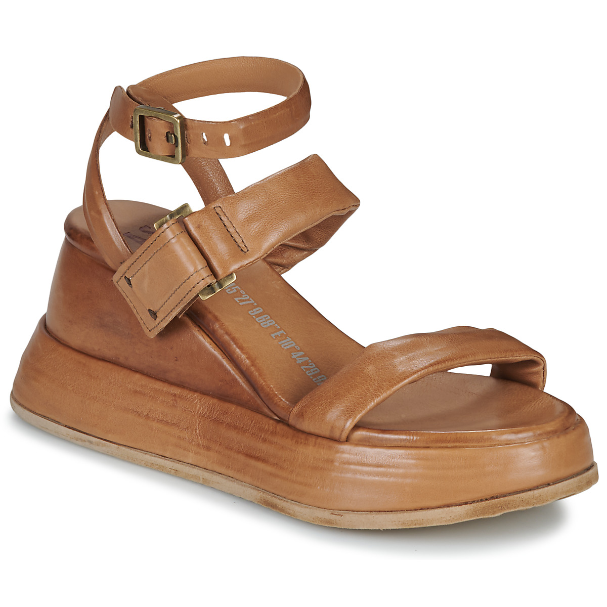 airstep / a.s.98  real buckle  women's sandals in brown