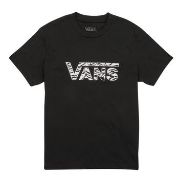 Clothing Girl Short-sleeved t-shirts Vans ANIMAL LOGO CREW Black