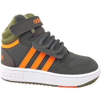 Adidas  Hoops Mid 30 AC I  boys's Children's Mid Boots in Green