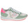 Shoes Women Low top trainers Philippe Model TRPX LOW WOMAN Green / Pink / Fluorescent
