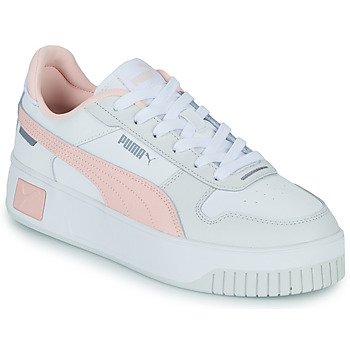 Shoes Women Low top trainers Puma CARINA White / Pink