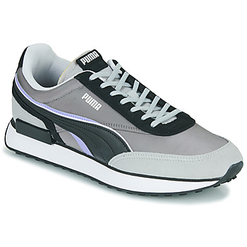 Shoes Men Low top trainers Puma RIDER Grey / Black
