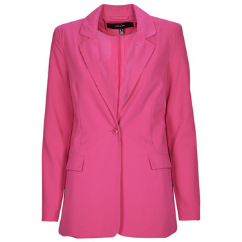 Clothing Women Jackets / Blazers Vero Moda VMZELDA L/S BLAZER NOOS Pink