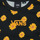 Clothing Girl Sweaters Vans SUNFLORAL CREW Black / Yellow