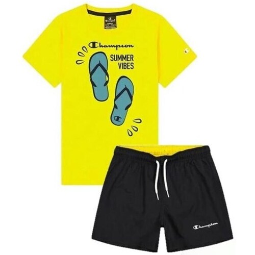 Clothing Boy Tracksuits Champion 306050YS099 Yellow, Black