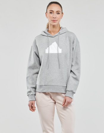 Clothing Women Sweaters Adidas Sportswear FI BOS HOODIE Grey / Medium