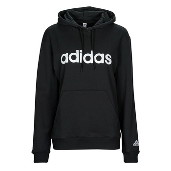 Clothing Women Sweaters Adidas Sportswear LIN FT HD Black