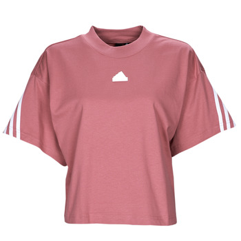 Clothing Women Short-sleeved t-shirts Adidas Sportswear FI 3S TEE Pink