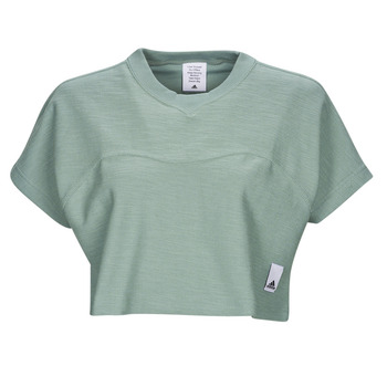 Clothing Women Short-sleeved t-shirts Adidas Sportswear LNG LFT TEE Green
