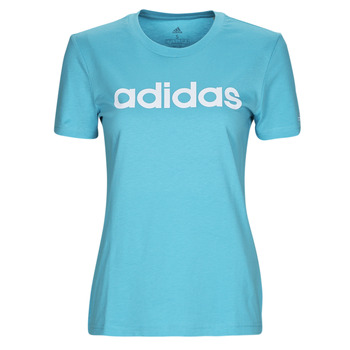 Clothing Women Short-sleeved t-shirts Adidas Sportswear LIN T Blue