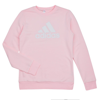 Clothing Girl Sweaters Adidas Sportswear ESS BL SWT Pink / Clear
