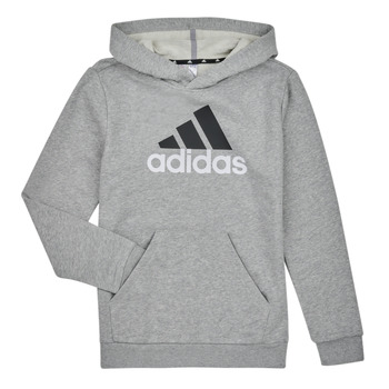 Clothing Boy Sweaters Adidas Sportswear BL 2 HOODIE Grey / Medium