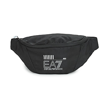 Bags Bumbags Emporio Armani EA7 TRAIN CORE U SLING BAG - UNISEX SLING BAG Black / White