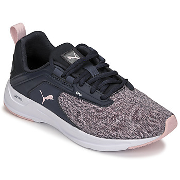 Shoes Boy Low top trainers Puma JR COMET 2 ALT Black / White / Pink