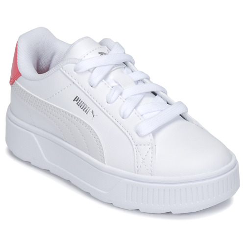 Shoes Girl Low top trainers Puma PS KARMEN L White