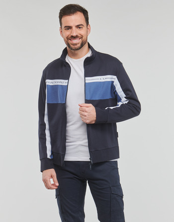 Clothing Men Sweaters Armani Exchange 3RZMFC Blue / White