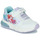 Shoes Girl Low top trainers Geox J SPACECLUB GIRL White / Watersea