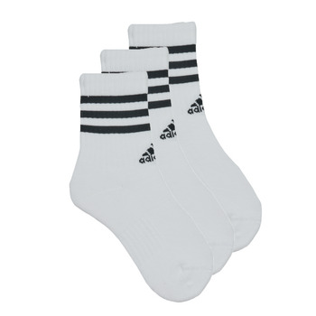 Shoe accessories Sports socks Adidas Sportswear 3S C SPW CRW 3P White / Black