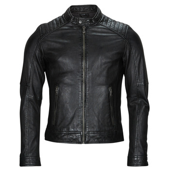 Clothing Men Leather jackets / Imitation leather Oakwood MANAGER 6 Black