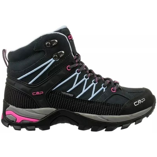 Shoes Women Walking shoes Cmp Rigel Mid WP Black, Pink, Navy blue