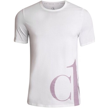 Clothing Men Short-sleeved t-shirts Calvin Klein Jeans 000NM1904E6OA White
