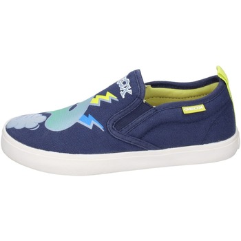 Shoes Boy Loafers Geox BD52 J KILWI Blue