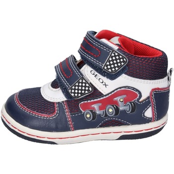 Shoes Boy Trainers Geox BD79 B FLICK Blue