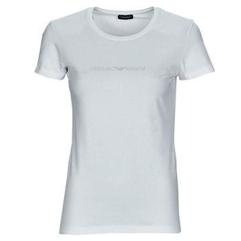 Clothing Women Short-sleeved t-shirts Emporio Armani T-SHIRT CREW NECK White