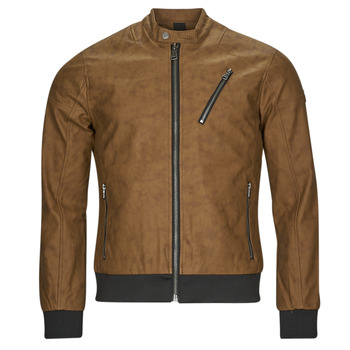 Clothing Men Leather jackets / Imitation leather Kaporal NINO EXODE 2 Camel