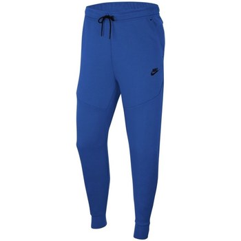 Clothing Men Trousers Nike Tech Fleece Blue