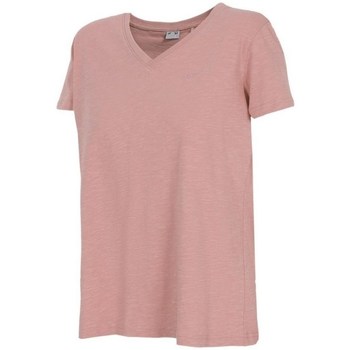 Clothing Women Short-sleeved t-shirts 4F TSD352 Pink
