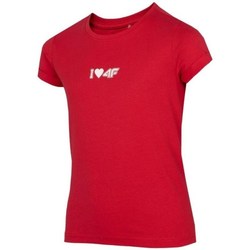 Clothing Girl Short-sleeved t-shirts 4F JTSD005 Red