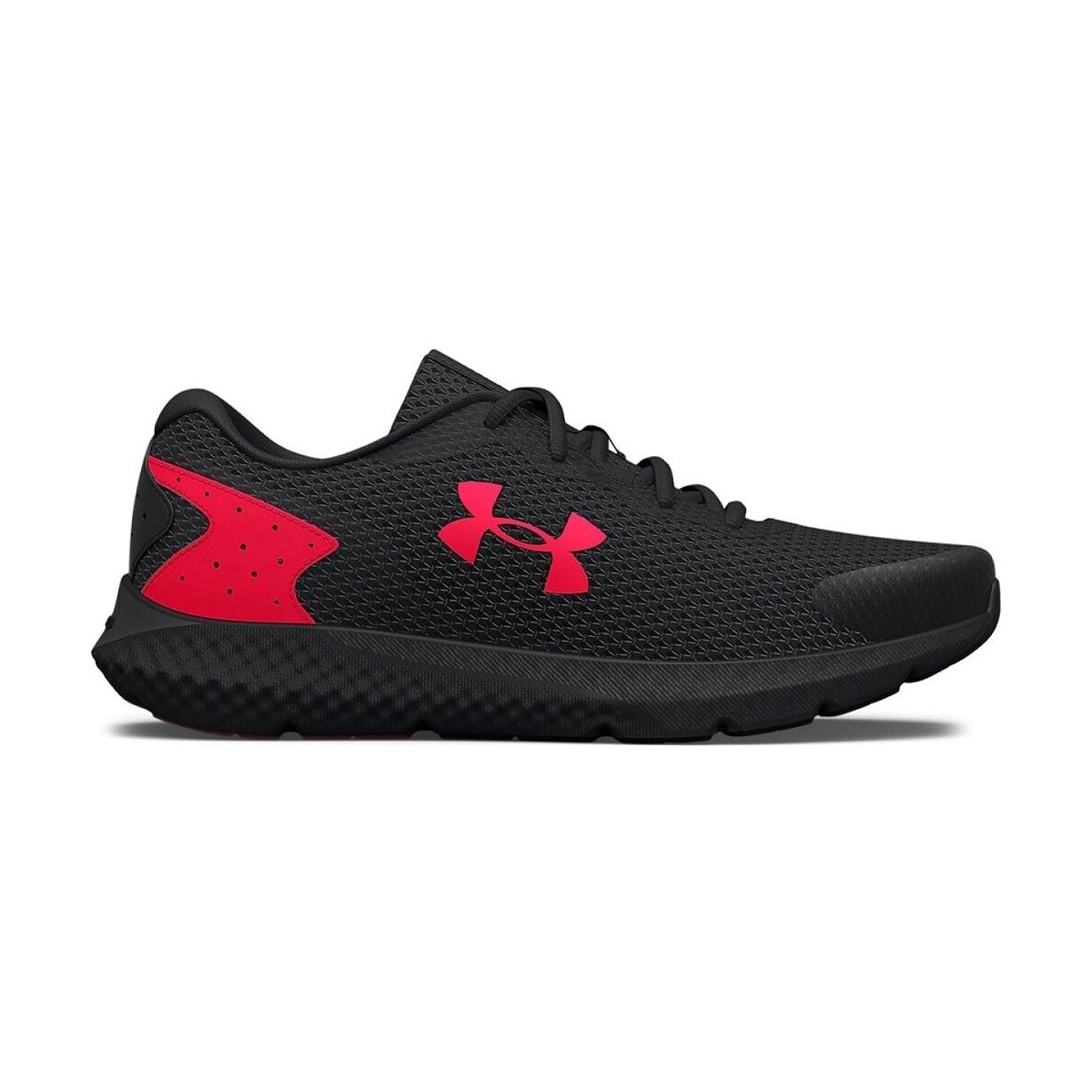 Shoes Men Low top trainers Under Armour Charged Rogue 3 Reflect Black, Red