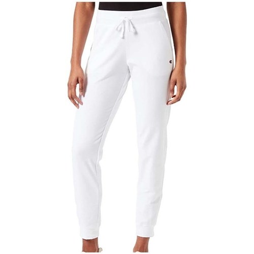 Clothing Women Trousers Champion Cuffed Pants White