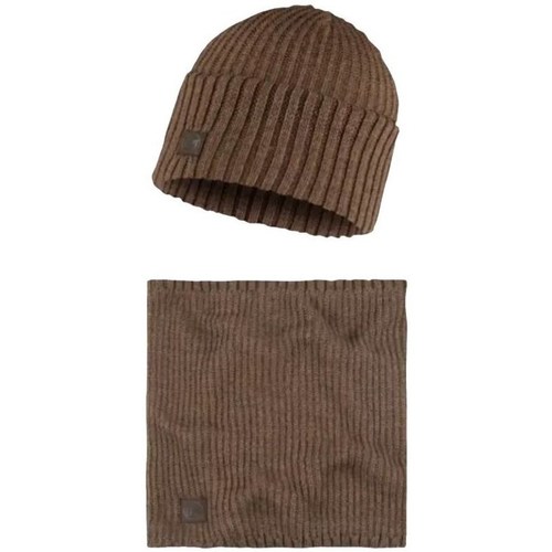 Clothes accessories Men Hats / Beanies / Bobble hats Buff Set Beanie And Neckwarmer Brown