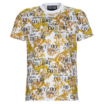 Clothing Men Short-sleeved t-shirts Versace Jeans Couture GAH6S0-G03 White / Printed / Baroque